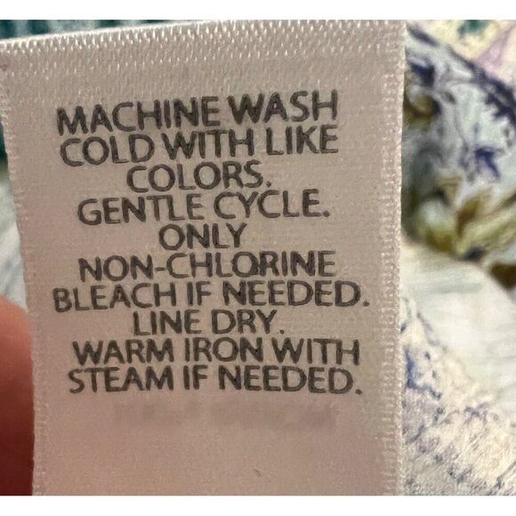 J Jill Boho Flowy Feminine Cottage Artsy Tunic Peasant Festival Blouse M Petite - Picture 8 of 9